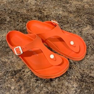 Rubber Birkenstocks size 39